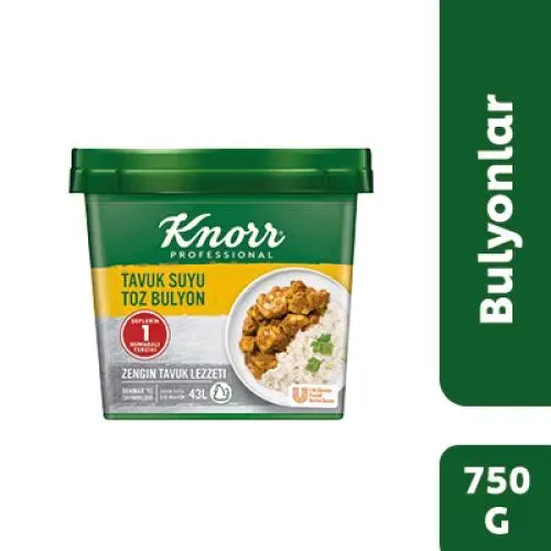 KNORR TAVUK SUYU TOZ BULYON 750GR