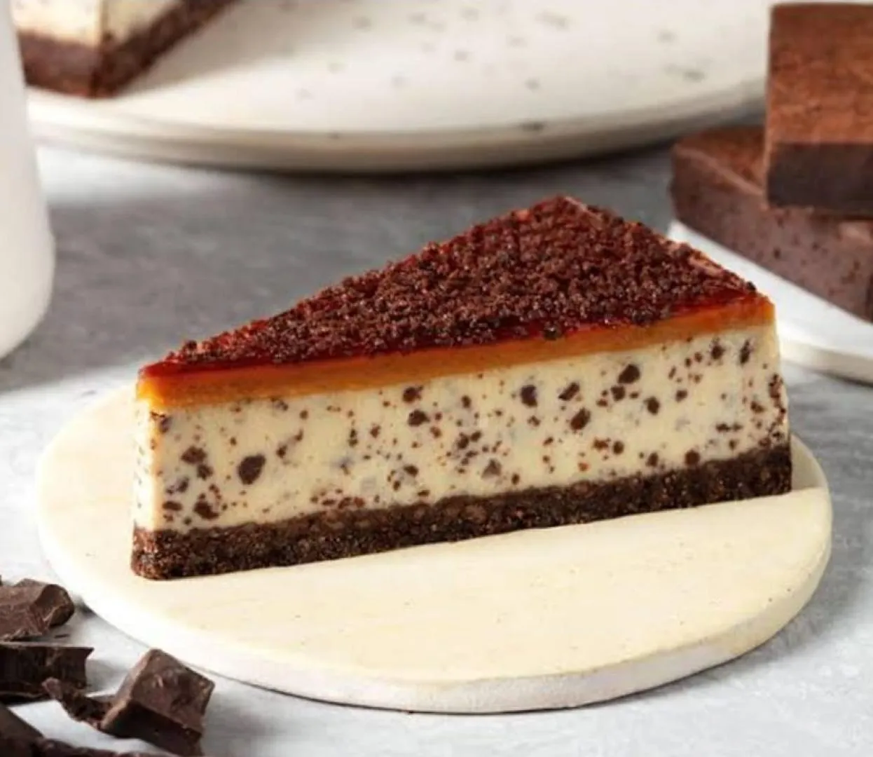 Browni Karamel cheesecake